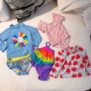 Girls Swimsuit Set 6-9 months